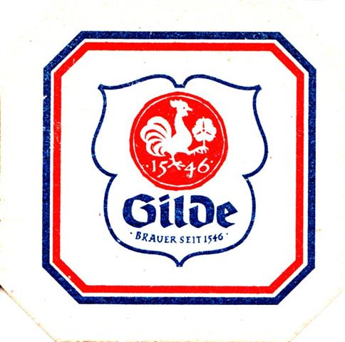 hannover h-ni gilde 8eck 1a (180-brauer seit 1546-blaurot)